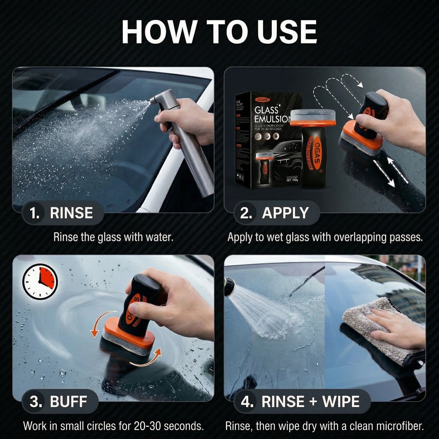 Glass Oil Film Remover